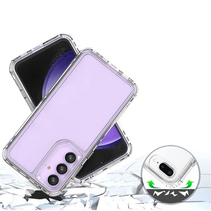 For Samsung Galaxy S23 FE Case Clear Acrylic+TPU Anti-scratch Phone Cover