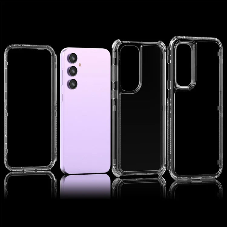 For Samsung Galaxy S23 FE Case Clear Acrylic+TPU Anti-scratch Phone Cover