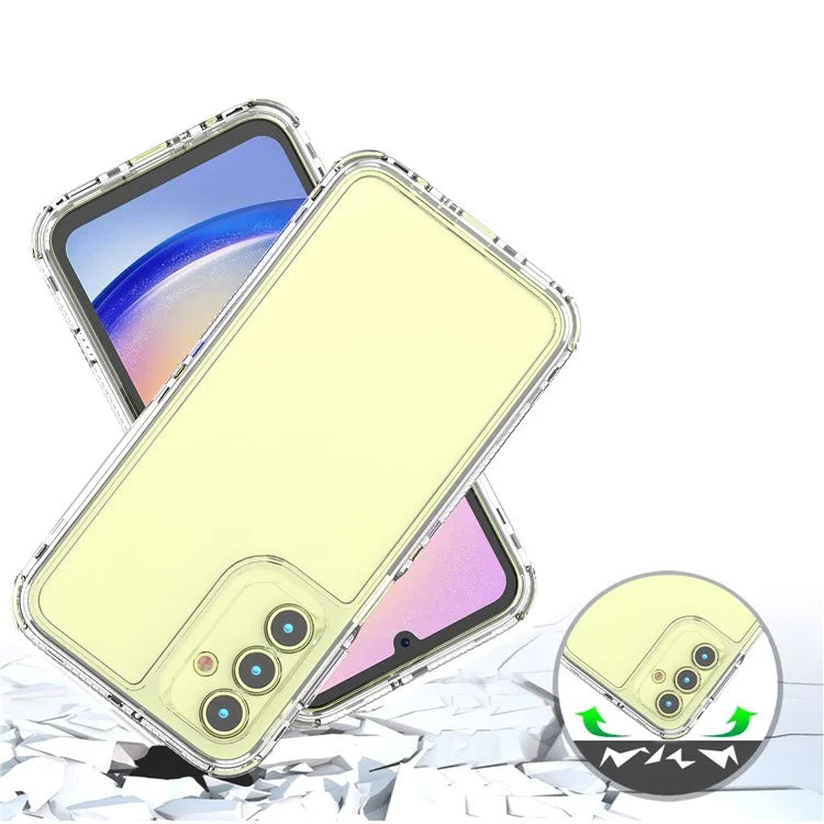 For Samsung Galaxy A25 5G (Global) (161.0 x 76.5 x 8.3mm) Clear Case Acrylic+TPU Cover