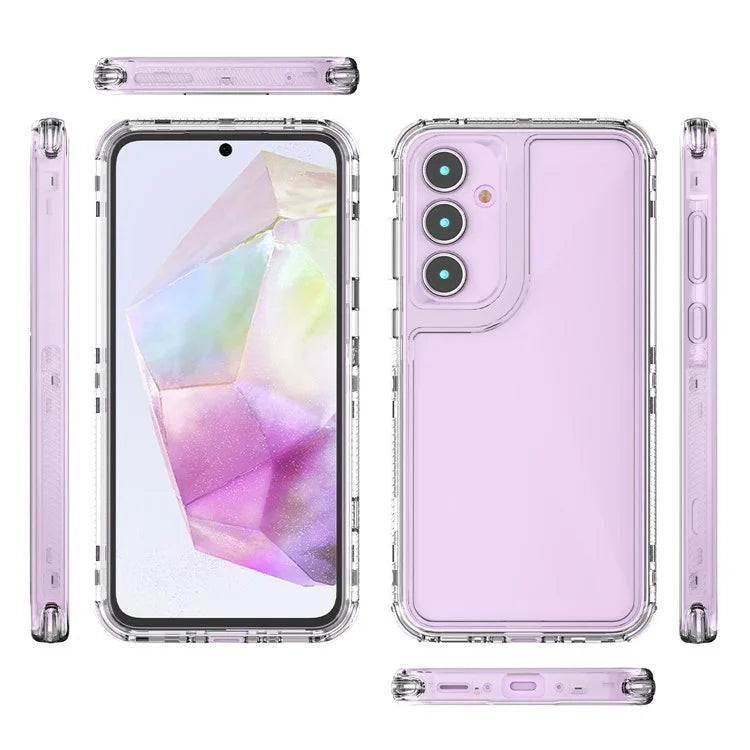 For Samsung Galaxy A35 5G Case Acrylic+TPU Crystal Clear Phone Cover