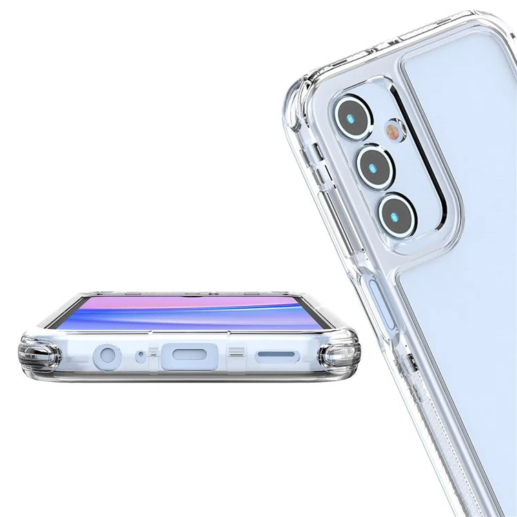 For Samsung Galaxy A15 4G / 5G Case Acrylic+TPU Drop-proof Clear Phone Cover