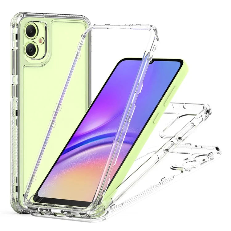 For Samsung Galaxy A05 4G Case Acrylic+TPU 3-in-1 Clear Phone Cover