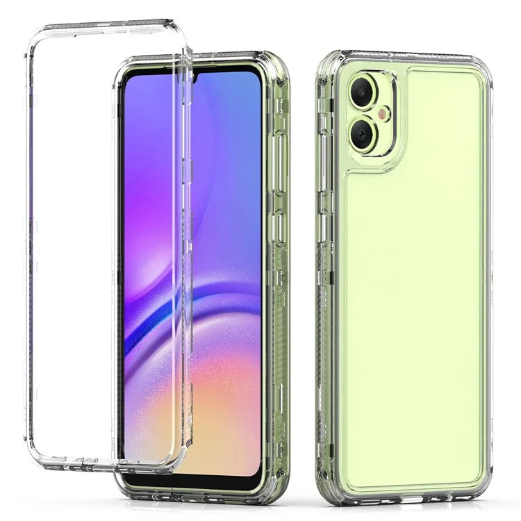For Samsung Galaxy A05 4G Case Acrylic+TPU 3-in-1 Clear Phone Cover