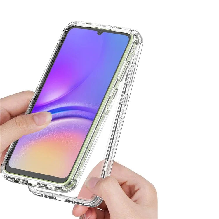 For Samsung Galaxy A05 4G Case Acrylic+TPU 3-in-1 Clear Phone Cover