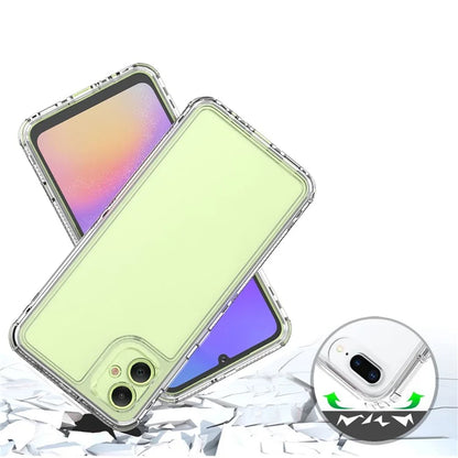 For Samsung Galaxy A05 4G Case Acrylic+TPU 3-in-1 Clear Phone Cover
