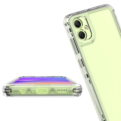 For Samsung Galaxy A05 4G Case Acrylic+TPU 3-in-1 Clear Phone Cover