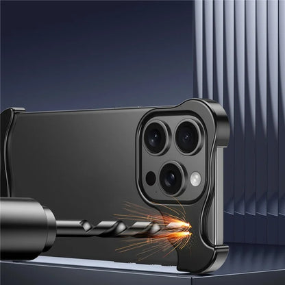 For iPhone 13 Pro Max Bumper Case Borderless Four Corners Cover with Aromatherapy Tablet