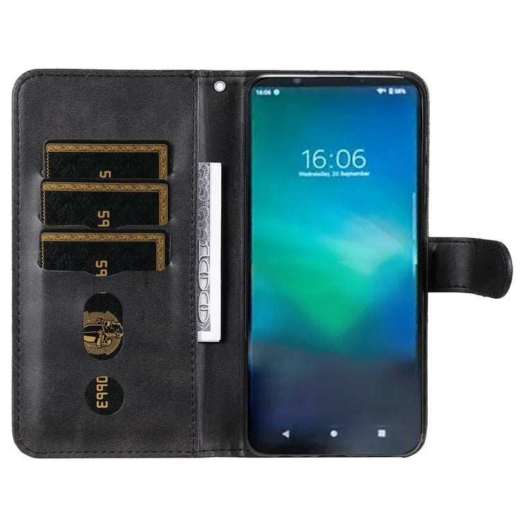 For Sony Xperia 5 VI Case Zipper Pocket Leather Wallet Phone Cover