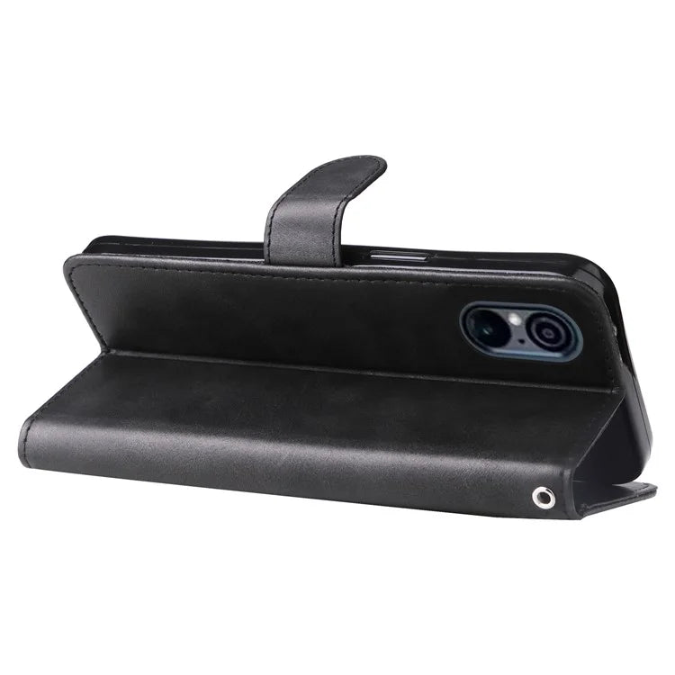 For Sony Xperia 5 VI Case Zipper Pocket Leather Wallet Phone Cover