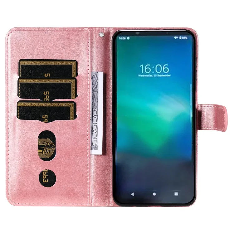 For Sony Xperia 5 VI Case Zipper Pocket Leather Wallet Phone Cover