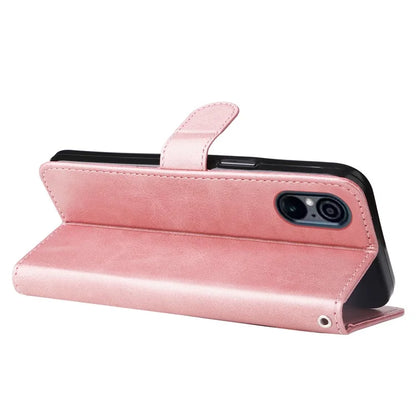 For Sony Xperia 5 VI Case Zipper Pocket Leather Wallet Phone Cover