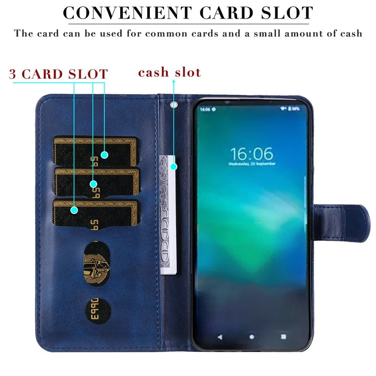 For Sony Xperia 5 VI Case Zipper Pocket Leather Wallet Phone Cover