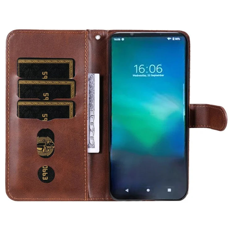 For Sony Xperia 5 VI Case Zipper Pocket Leather Wallet Phone Cover