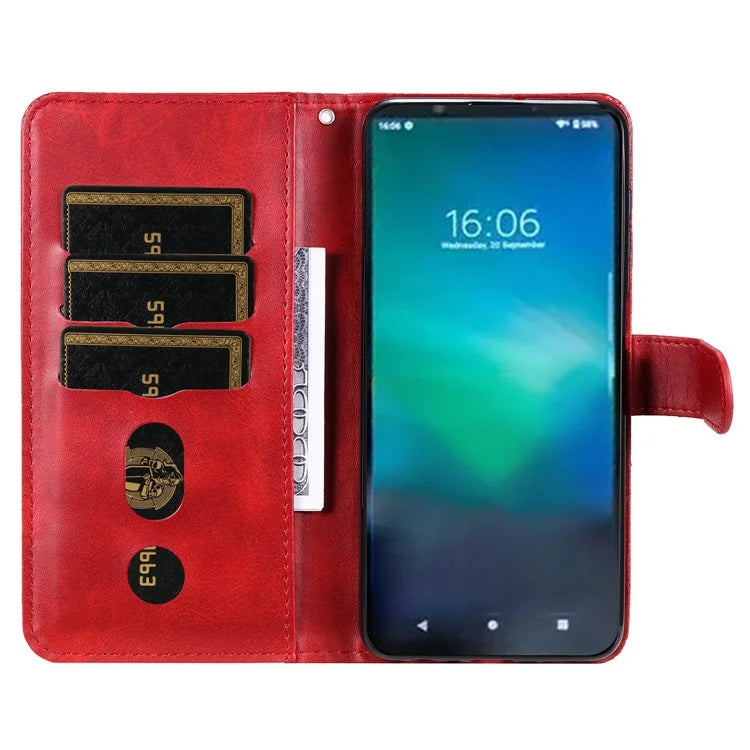 For Sony Xperia 5 VI Case Zipper Pocket Leather Wallet Phone Cover