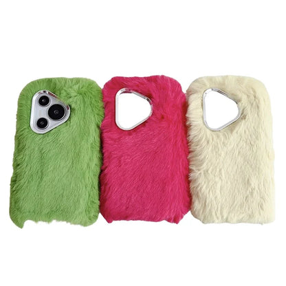 For Huawei Pura 70 Cell Phone Cases Silver Camera Frame Fluffy TPU Cover