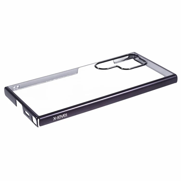 X-LEVEL For Samsung Galaxy S23 Ultra Case Anti-Scratch Hard PC Transparent Phone Cover