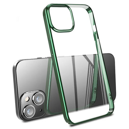 X-LEVEL For iPhone 15 Case Electroplating Frame Hard PC  Shockproof Phone Cover