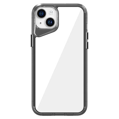 For iPhone 14 Plus Clear Case TPU+PC+PMMA Phone Cover Colorful Frame