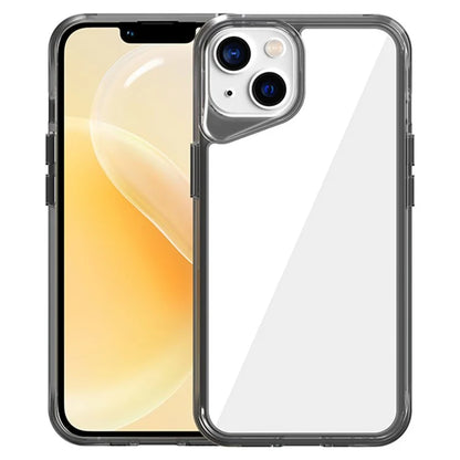 For iPhone 14 Clear Case TPU+PC+PMMA Hybrid Phone Cover