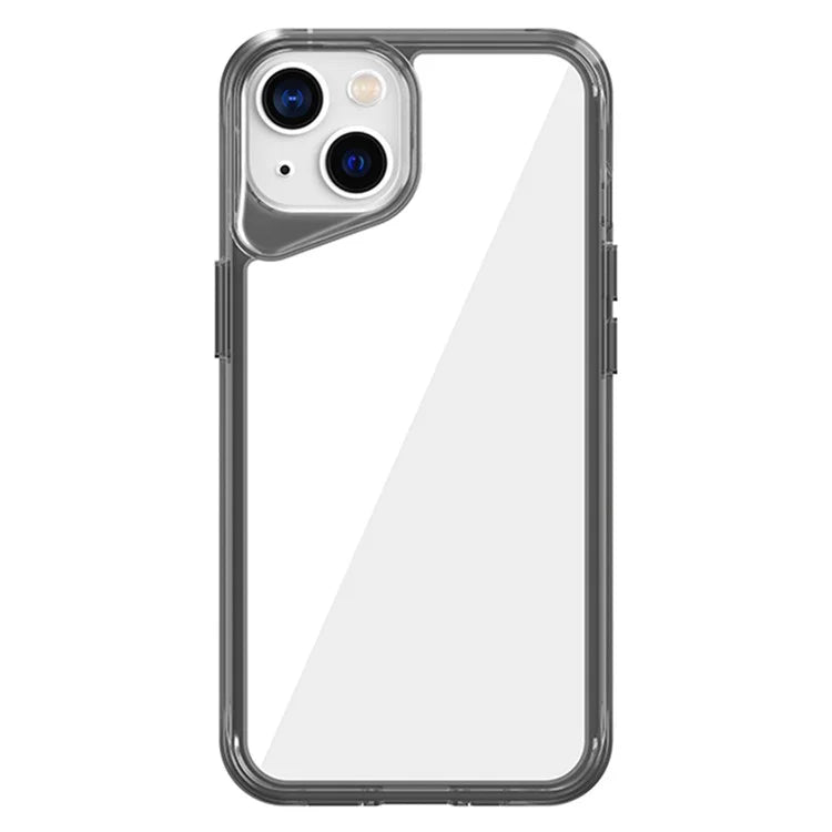 For iPhone 14 Clear Case TPU+PC+PMMA Hybrid Phone Cover