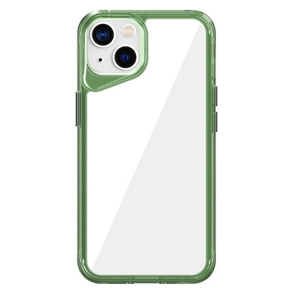 For iPhone 14 Clear Case TPU+PC+PMMA Hybrid Phone Cover