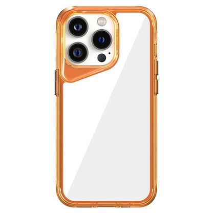 For iPhone 14 Pro Clear Case Anti-Scratch TPU+PC+PMMA Phone Cover