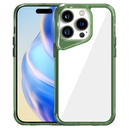 For iPhone 14 Pro Clear Case Anti-Scratch TPU+PC+PMMA Phone Cover