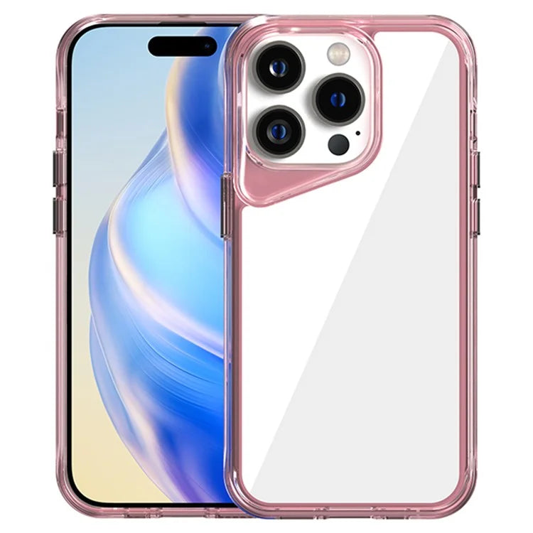 For iPhone 14 Pro Max Clear Case Shockproof TPU+PC+PMMA Phone Cover
