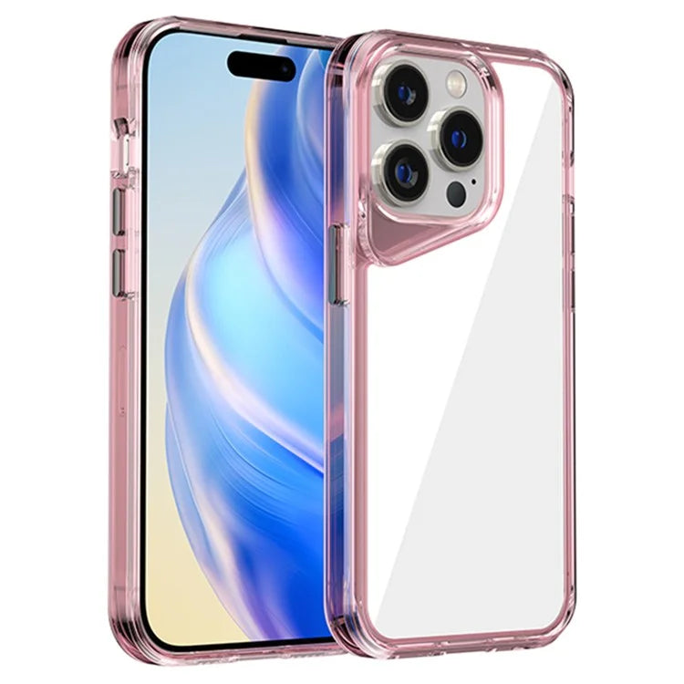 For iPhone 14 Pro Max Clear Case Shockproof TPU+PC+PMMA Phone Cover