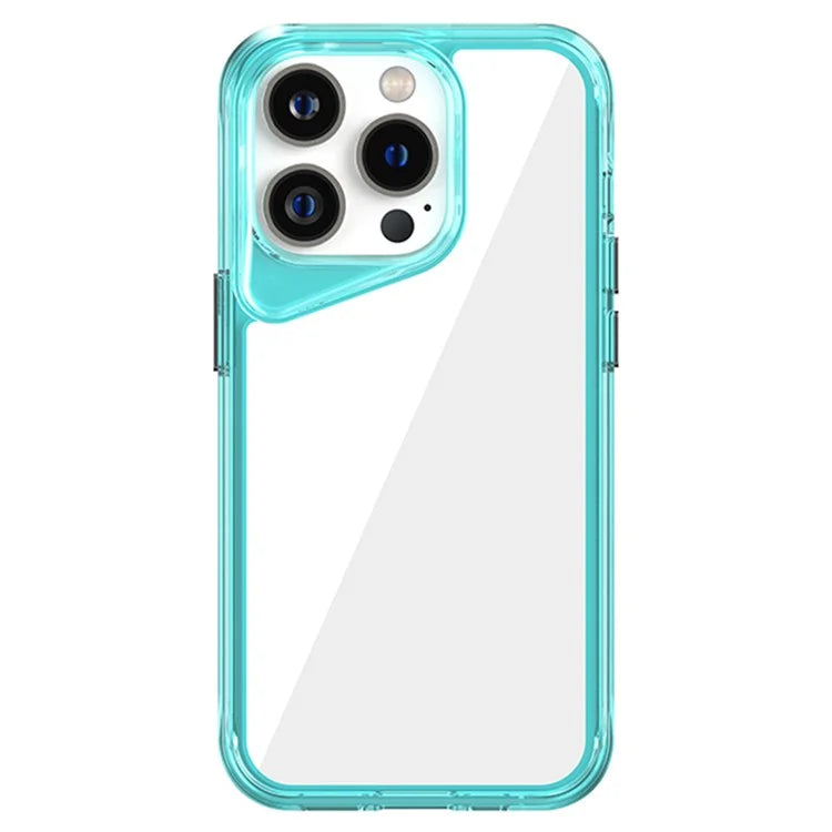 For iPhone 14 Pro Max Clear Case Shockproof TPU+PC+PMMA Phone Cover