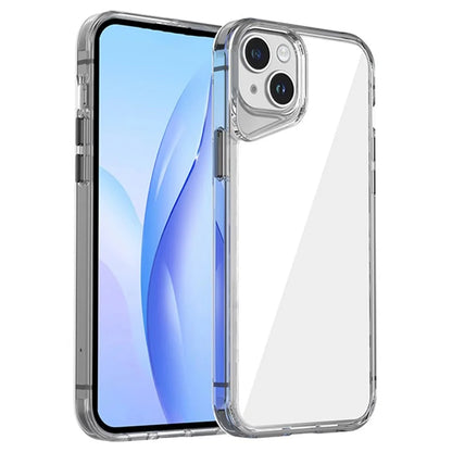 For iPhone 15 Plus Case Anti-Drop TPU+PC+PMMA Clear Phone Cover