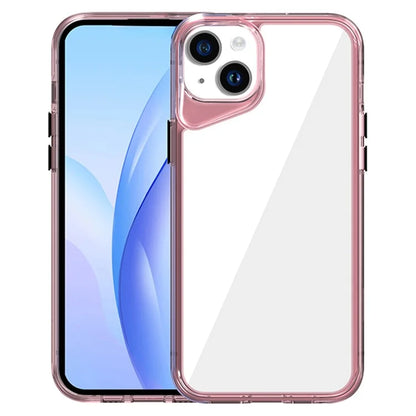 For iPhone 15 Plus Case Anti-Drop TPU+PC+PMMA Clear Phone Cover