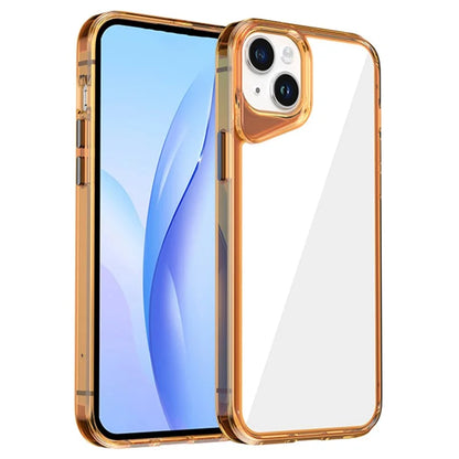 For iPhone 15 Plus Case Anti-Drop TPU+PC+PMMA Clear Phone Cover