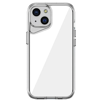 For iPhone 15 Clear Case TPU+PC+PMMA Anti-Scratch Phone Cover