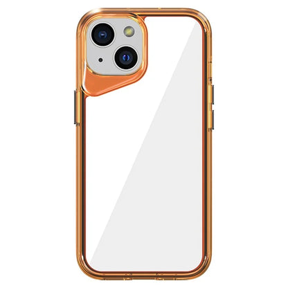 For iPhone 15 Clear Case TPU+PC+PMMA Anti-Scratch Phone Cover