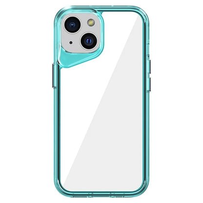 For iPhone 15 Clear Case TPU+PC+PMMA Anti-Scratch Phone Cover