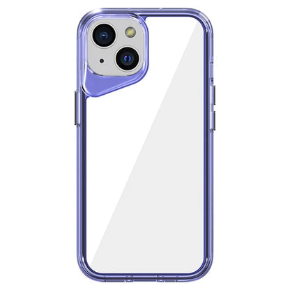 For iPhone 15 Clear Case TPU+PC+PMMA Anti-Scratch Phone Cover