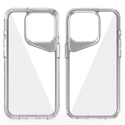 For iPhone 15 Pro Clear Case TPU+PC+PMMA Anti-Drop Phone Cover