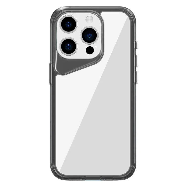 For iPhone 15 Pro Clear Case TPU+PC+PMMA Anti-Drop Phone Cover