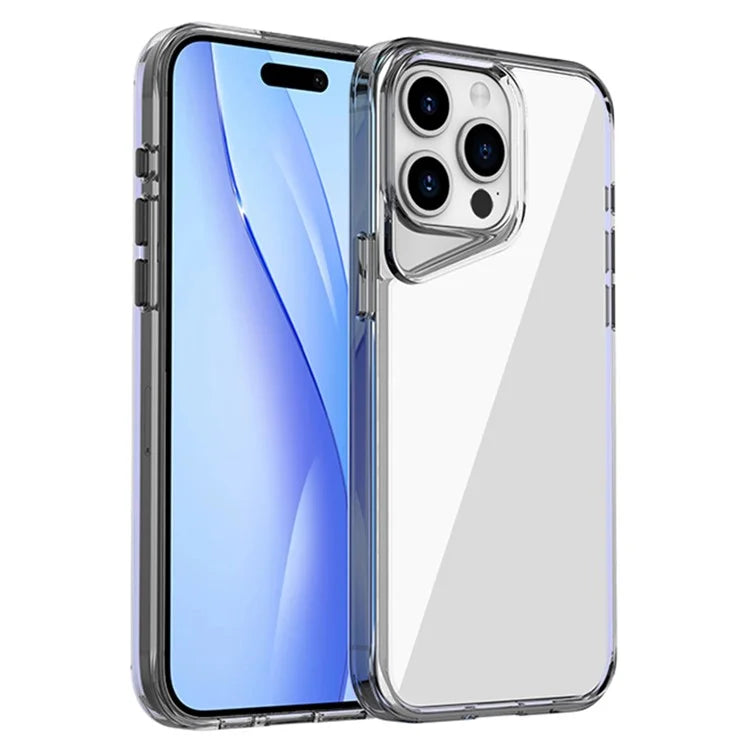 For iPhone 15 Pro Max Clear Case TPU+PC+PMMA Hybrid Phone Cover