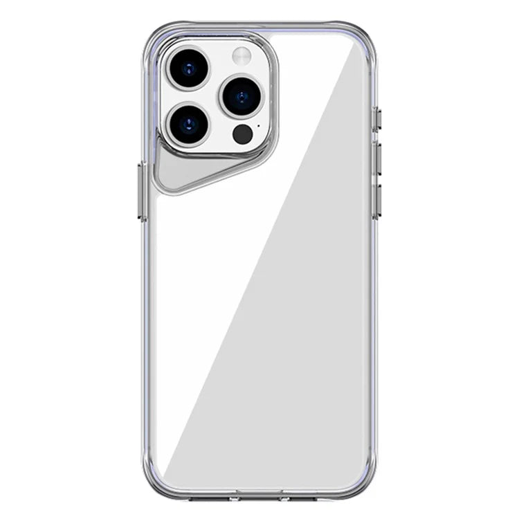 For iPhone 15 Pro Max Clear Case TPU+PC+PMMA Hybrid Phone Cover