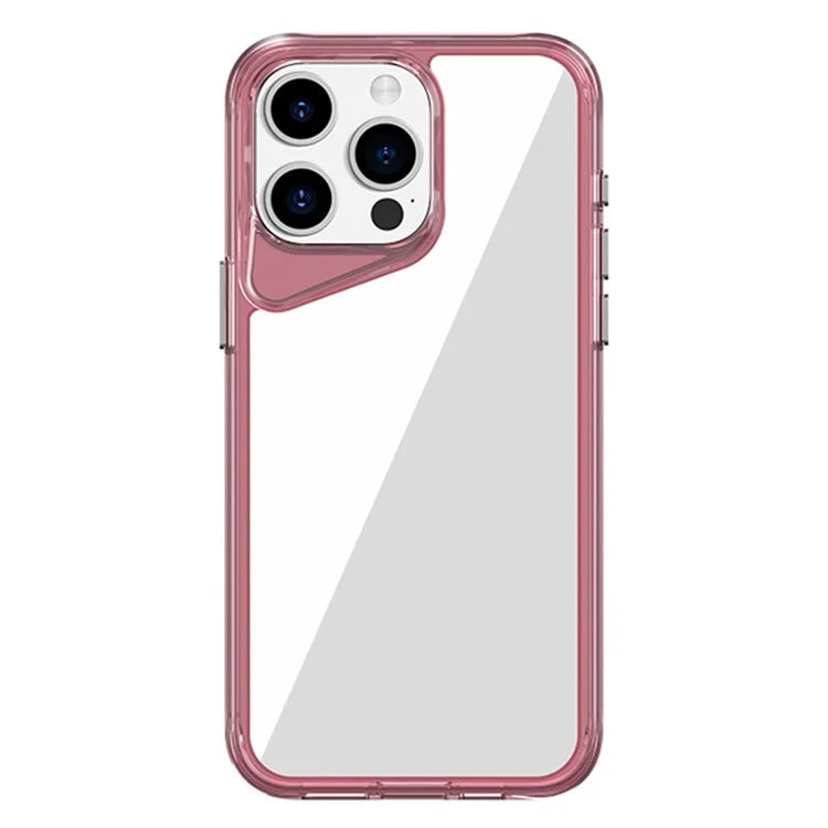 For iPhone 15 Pro Max Clear Case TPU+PC+PMMA Hybrid Phone Cover