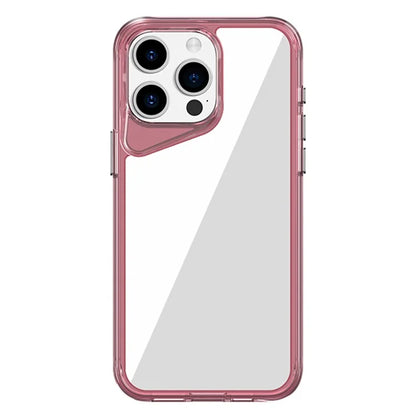 For iPhone 15 Pro Max Clear Case TPU+PC+PMMA Hybrid Phone Cover