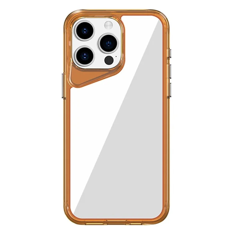 For iPhone 15 Pro Max Clear Case TPU+PC+PMMA Hybrid Phone Cover