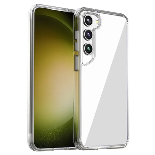 For Samsung Galaxy S23+ Clear Case TPU+PC+PMMA Anti-Drop Phone Cover