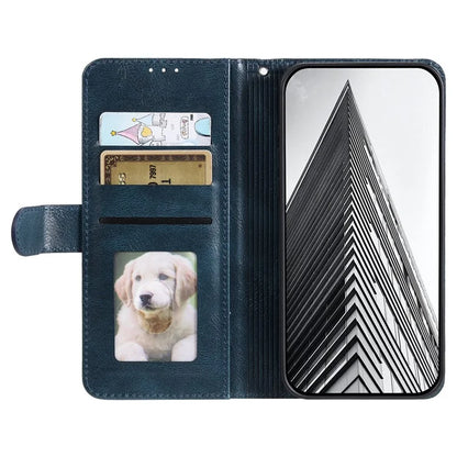 013 Style For Motorola Moto E14 4G / G04 4G / G04s 4G / G24 4G Case PU Leather Phone Cover with 6 Card Slots