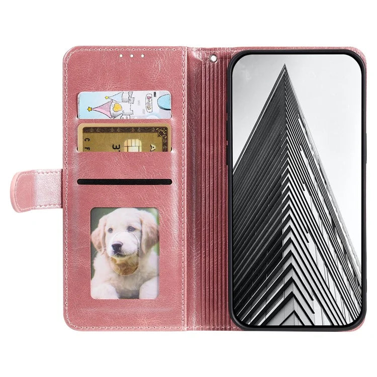 013 Style For Motorola Moto E14 4G / G04 4G / G04s 4G / G24 4G Case PU Leather Phone Cover with 6 Card Slots