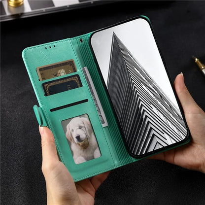 013 Style For Motorola Moto E14 4G / G04 4G / G04s 4G / G24 4G Case PU Leather Phone Cover with 6 Card Slots