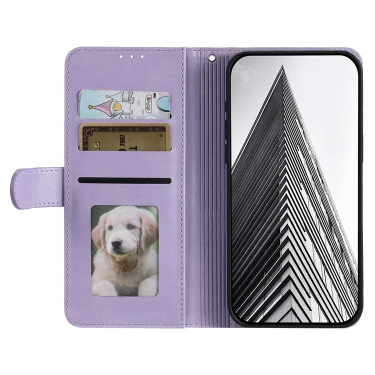 013 Style For Motorola Moto E14 4G / G04 4G / G04s 4G / G24 4G Case PU Leather Phone Cover with 6 Card Slots