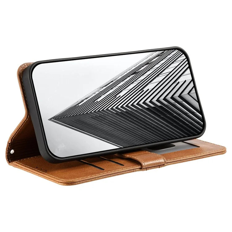 013 Style For Motorola Moto E14 4G / G04 4G / G04s 4G / G24 4G Case PU Leather Phone Cover with 6 Card Slots